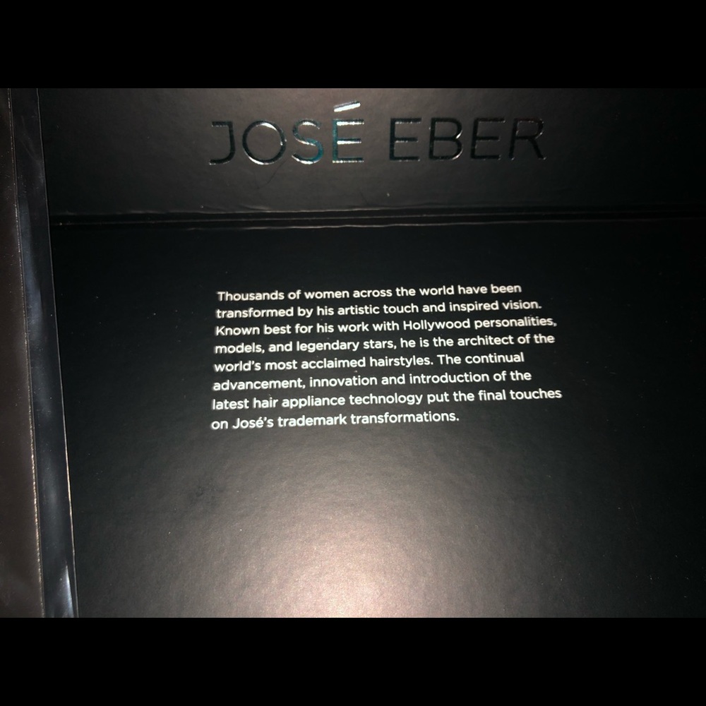Jose Eber flat iron.